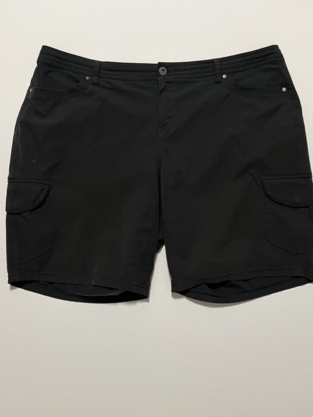 Kuhl Cargo Shorts Outdoor Hiking Summer Comfy Casual Black Women's size 20W